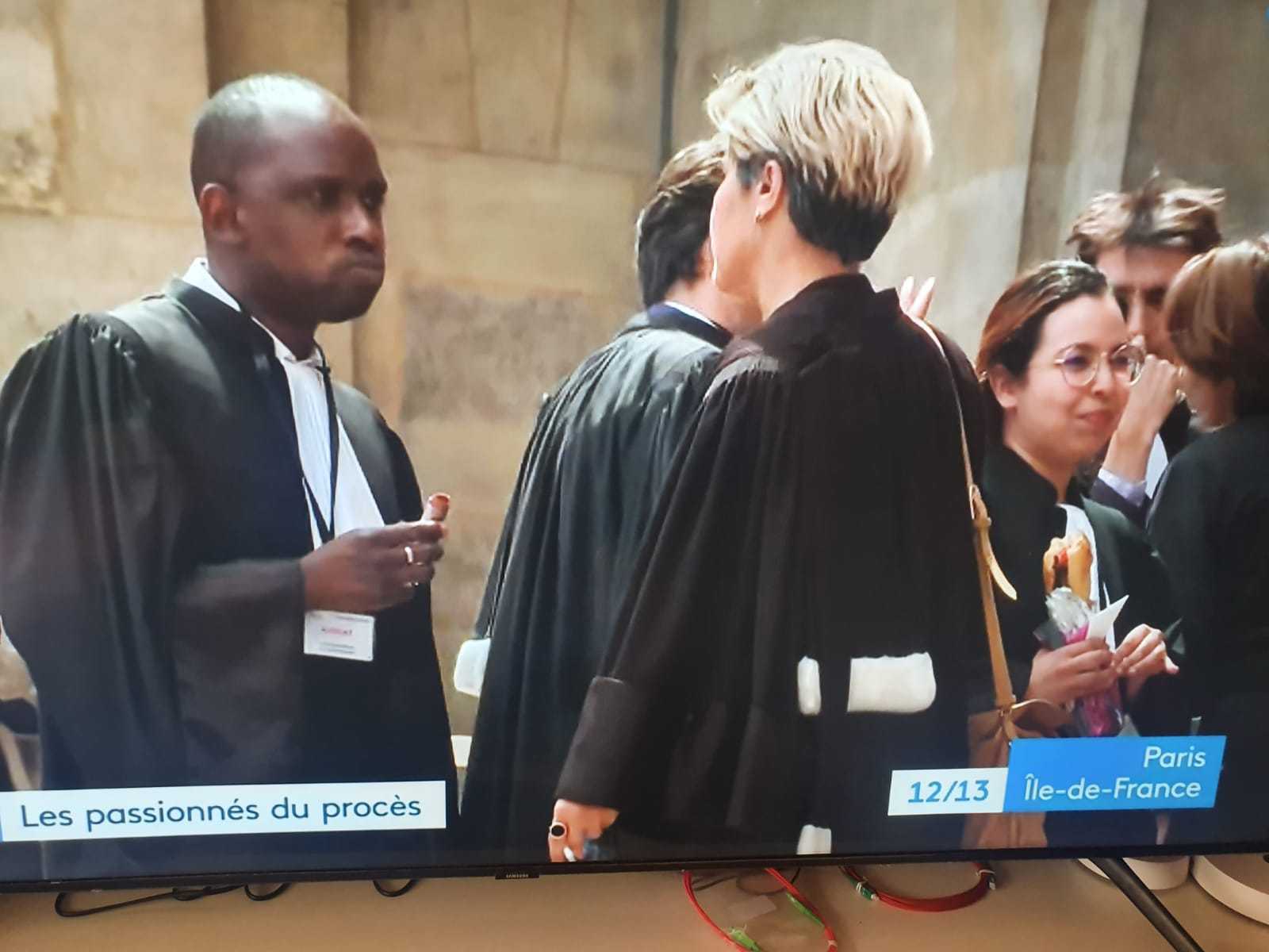 photo d'une emission de france 2 avec Maitre Volle